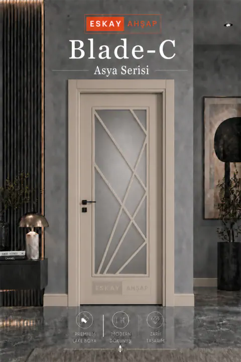 Blade-C Asya Serisi iç oda kapısı