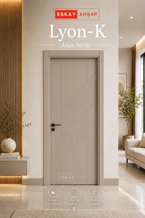 Lyon-K Asya Serisi iç oda kapısı