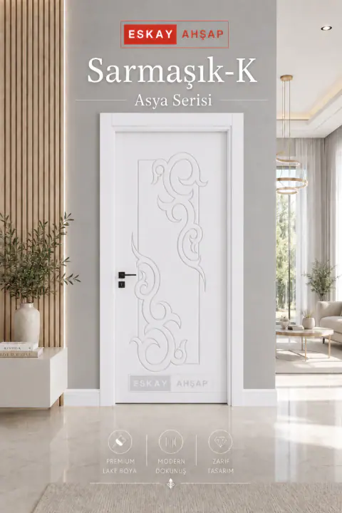 Sarmaşık-K Asya Serisi iç oda kapısı